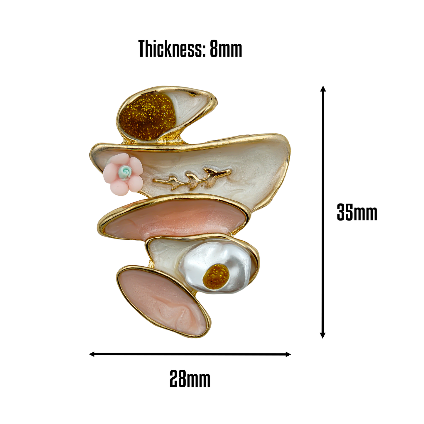 SreeVanna Gilded Blossom Earring