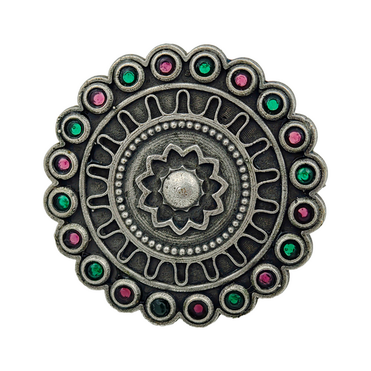 SreeVanna Aranya Ring – Ethnic Oxidized Brass Design