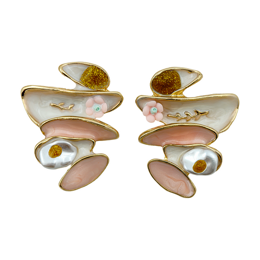 SreeVanna Gilded Blossom Earring