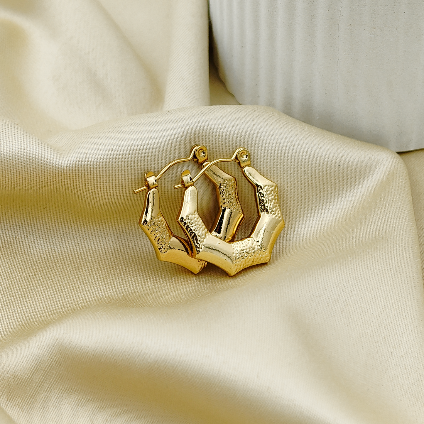 SreeVanna 7 Days 7 Hoops Collection – 18K Gold Plated Demi-Fine Hoop Earrings