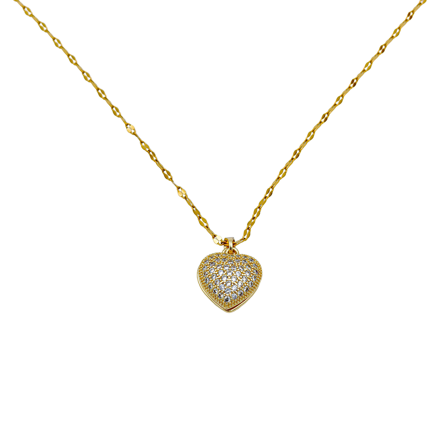 SreeVanna Secret Pearl 18K Heart Locket