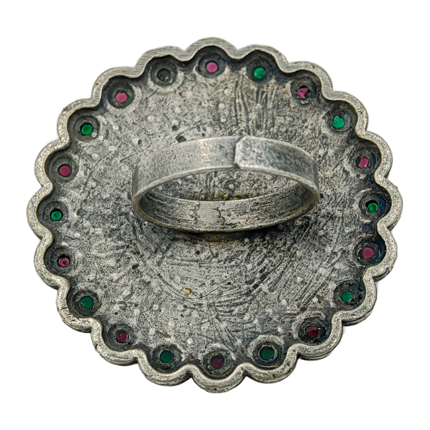 SreeVanna Aranya Ring – Ethnic Oxidized Brass Design