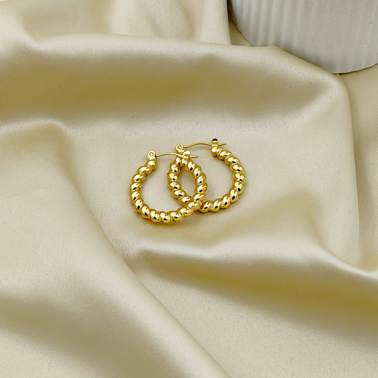SreeVanna 7 Days 7 Hoops Collection – 18K Gold Plated Demi-Fine Hoop Earrings