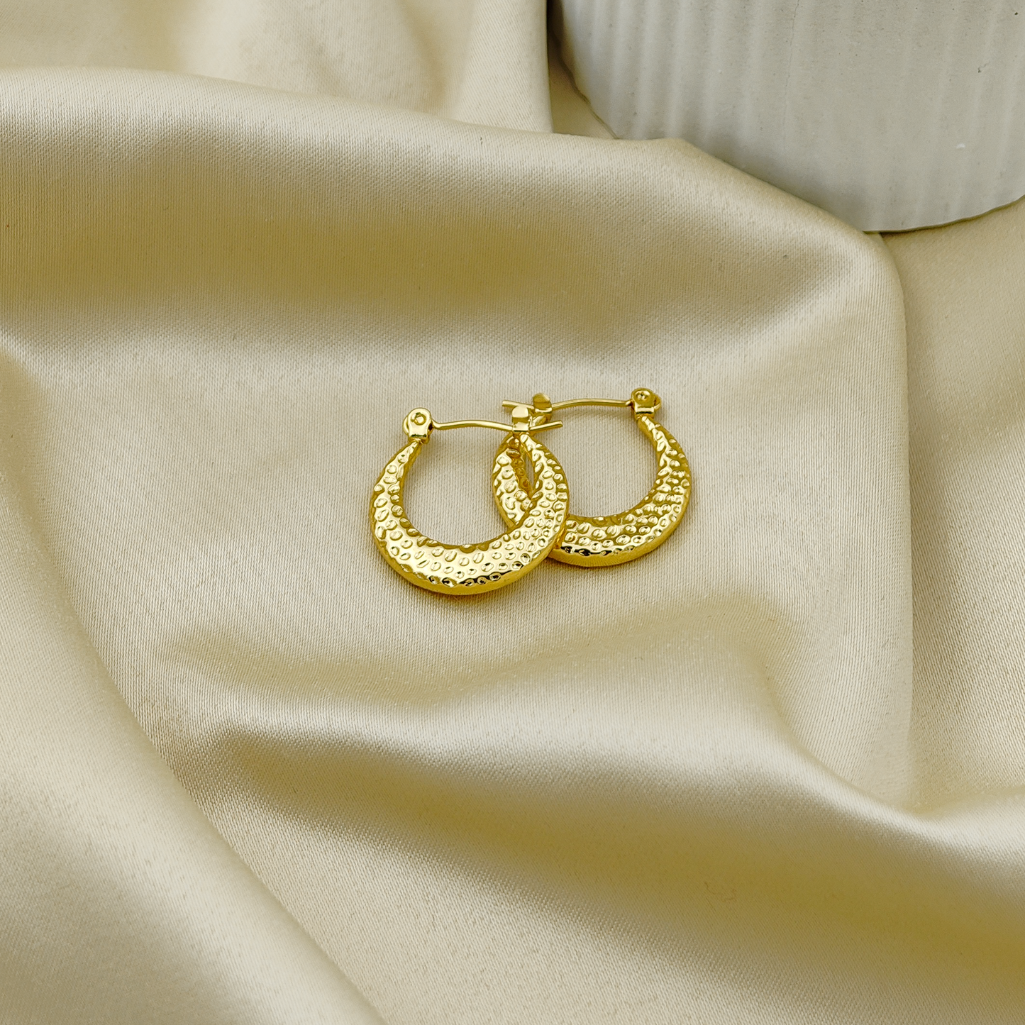 SreeVanna 7 Days 7 Hoops Collection – 18K Gold Plated Demi-Fine Hoop Earrings