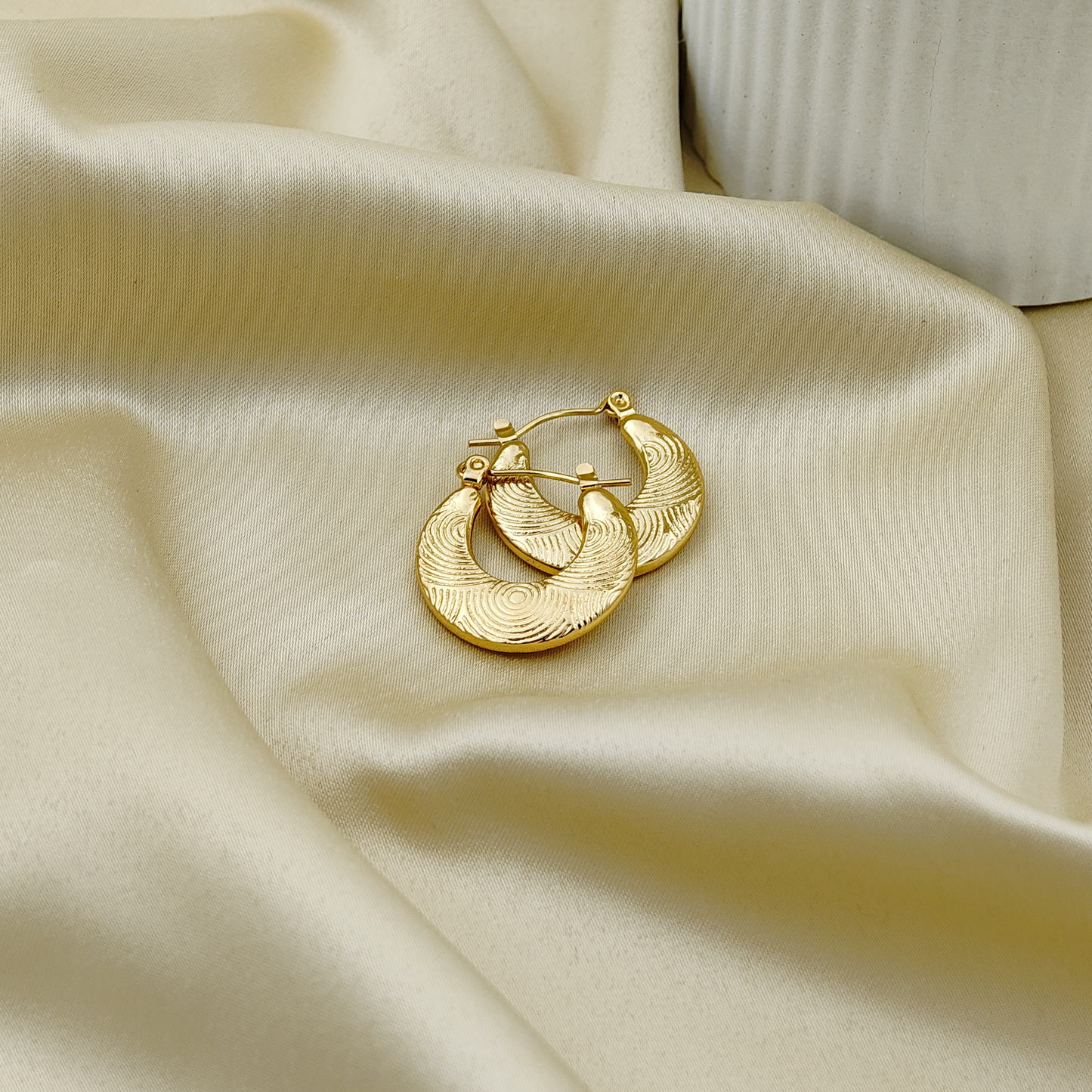 SreeVanna 7 Days 7 Hoops Collection – 18K Gold Plated Demi-Fine Hoop Earrings