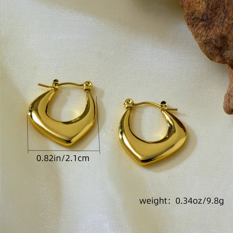 SreeVanna 7 Days 7 Hoops Collection – 18K Gold Plated Demi-Fine Hoop Earrings