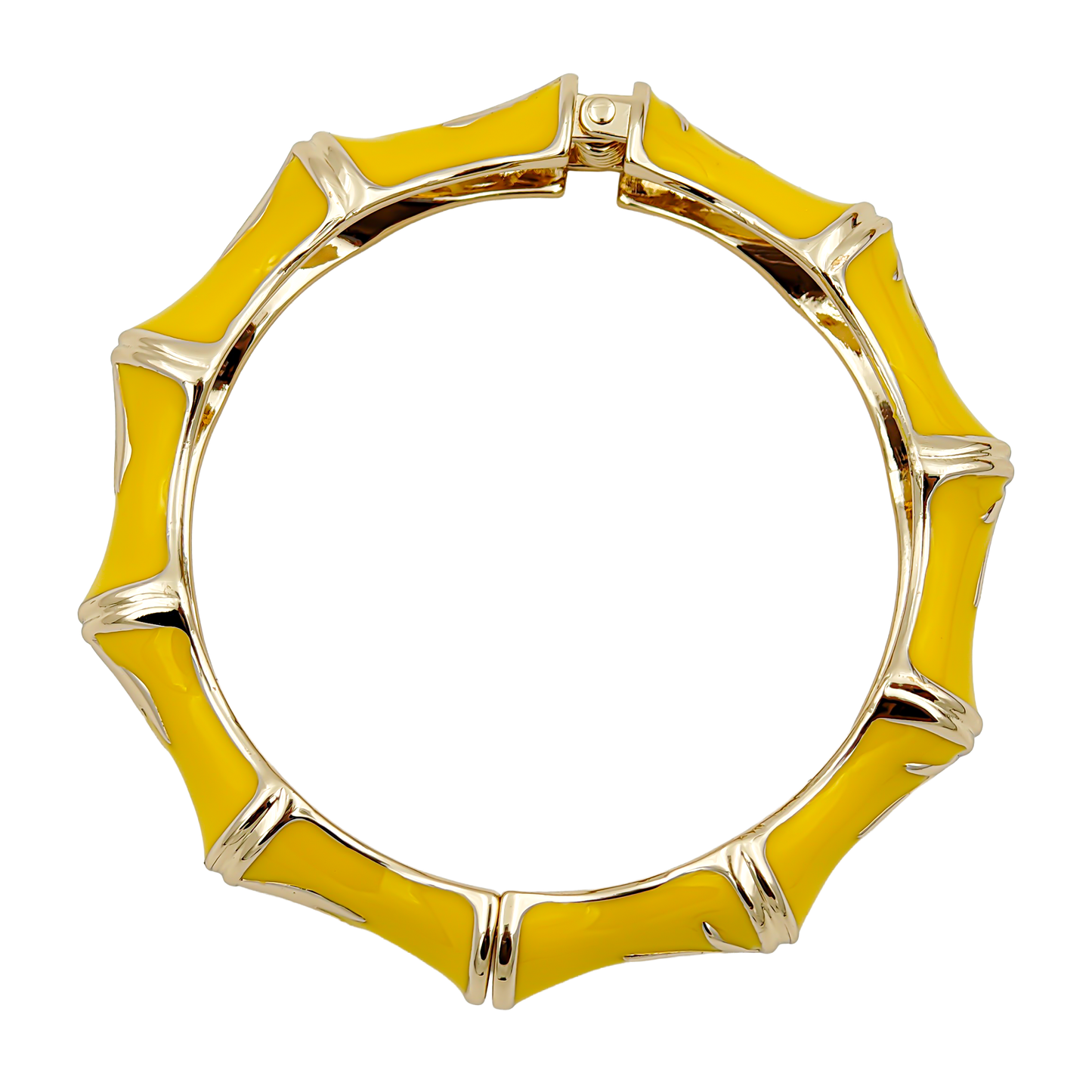 SreeVanna Luxe Bamboo Enamel Bangle (Turquoise Blue, Aqua Green, Sunshine Yellow, and Terracotta Marble)