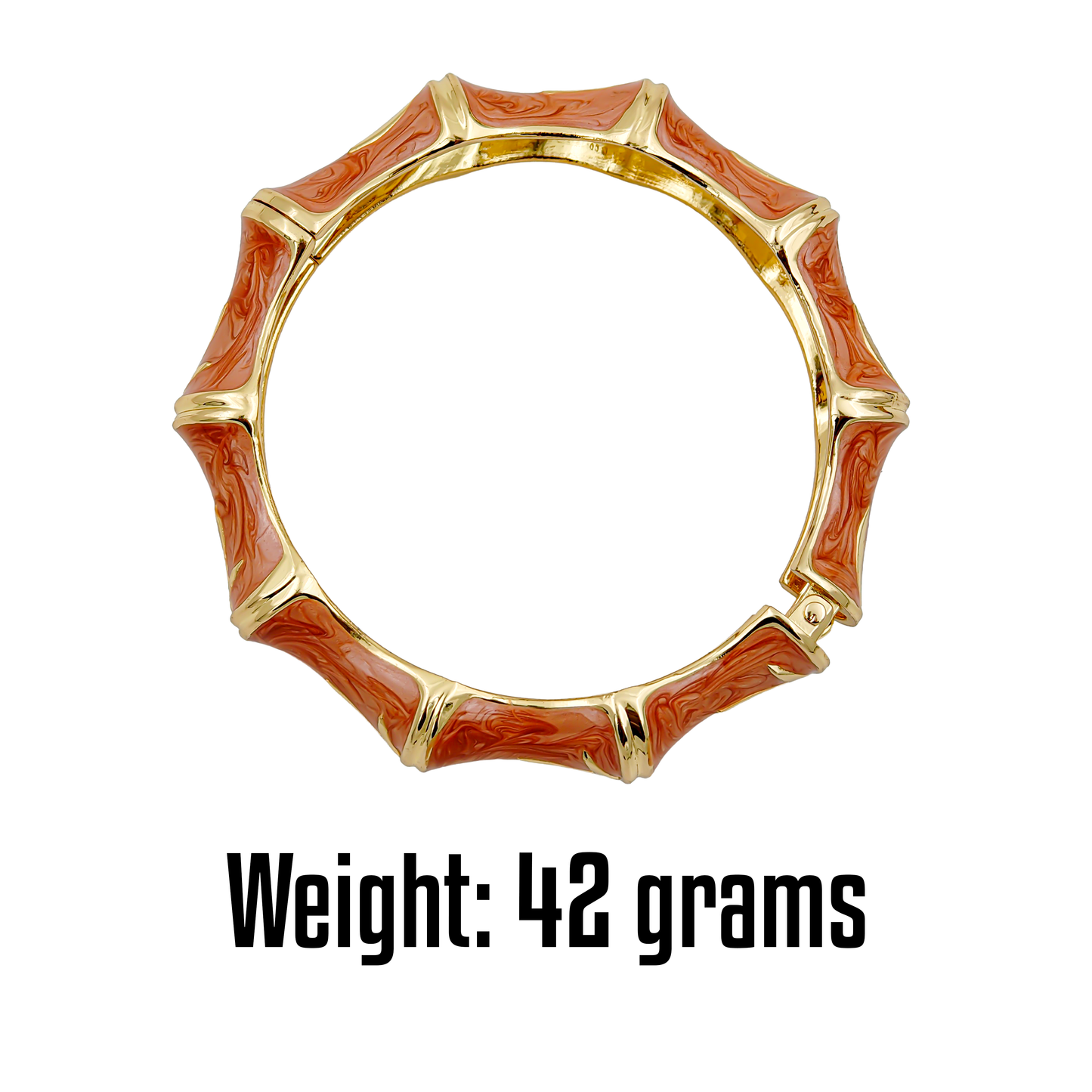 SreeVanna Luxe Bamboo Enamel Bangle (Turquoise Blue, Aqua Green, Sunshine Yellow, and Terracotta Marble)